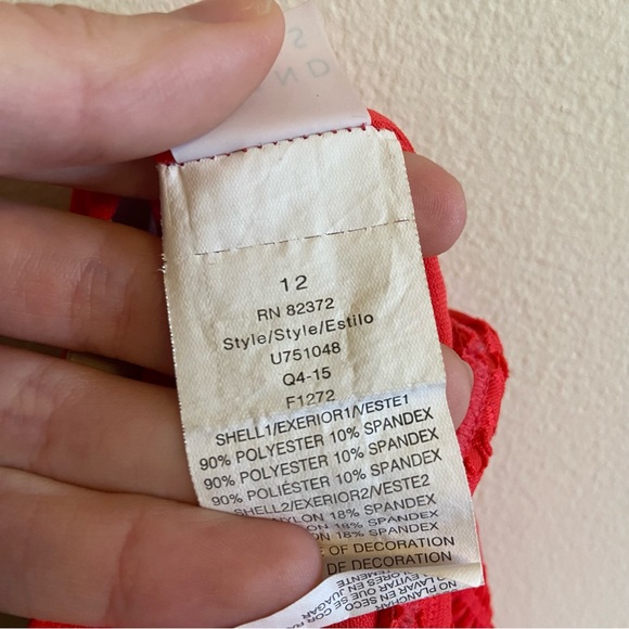 Island Waves Coral Tankini Top - Picture 3 of 5